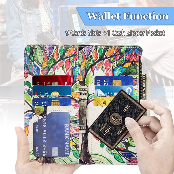 Wallet Case for iPhone 14 Pro Max 6.7 inch - Picture 5 of 9